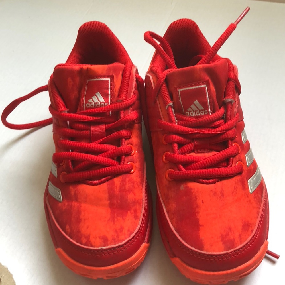 Children’s red Adidas Tennis Shoes